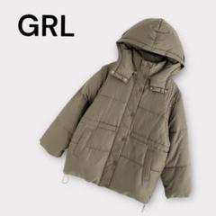 GRL グレイル　4Way中綿ダウンジャケット　[kd391] カーキ　⭐︎