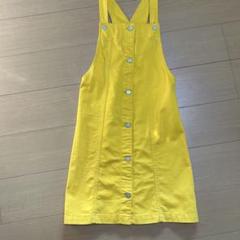 GAP デニムオーバーオール XXL 黄色