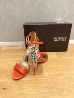 ⭐︎GW限定SALE☆【美品】バッジェリーミシュカ　ブライダルシューズ　24㎝ Badgley Mischka(バッジェリーミシュカ) 靴・シューズ