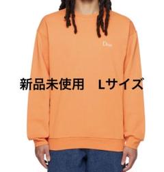 【新品未使用】DIME トレーナー　ワンポイント　オレンジ　L