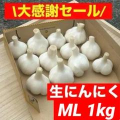 【大感謝セール】新物 青森県産 生にんにく L 3kg 福地ホワイト六片 大感謝セール】新物 青森県産 生にんにく ML 1kg 福地ホワイト六