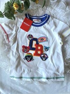 新品⭐︎tシャツ【DB くま　刺繍デザイン】90