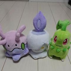 ポケモン チコリータ ヒトモシ ヌメラ ぬいぐるみ