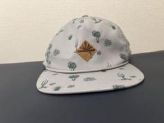 プーマゴルフキャップ　グレー サボテン柄