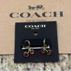 COACH コーチ ピアス チェリー さくらんぼ②