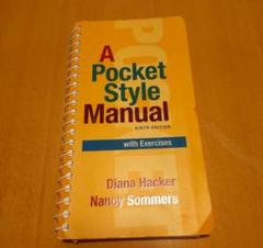 A Pocket Style Manual ポケットスタイルマニュアル　黄色 Amazon.com: A Pocket Style Manual: 9780312542542: Hacker