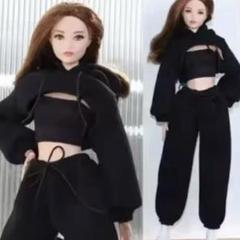 ポピーパーカーアウトフィットセット バービー人形 ポピーパーカー コート ファー 服 アウトフィット