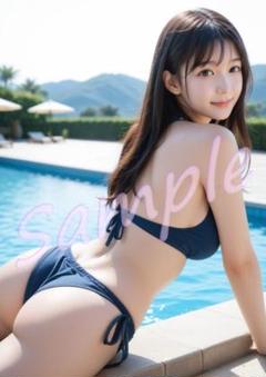 GB069【1点物】A4ポスター AI 写真 リアル 美女 グラビア 彼女