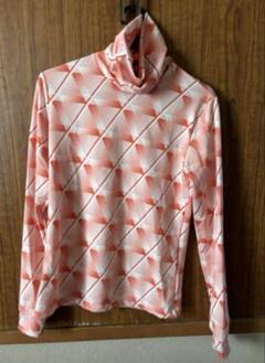 MERYLL ROGGE メリルロッゲ リーフプリント モックネックトップス