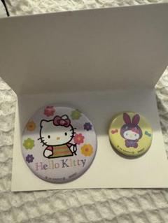 ハローキティ♡激レア♡大丸コラボキティ缶バッジ＆アクリルキーホルダーセット♡ ハローキティ♡激レア♡大丸コラボキティ缶バッジ＆アクリル