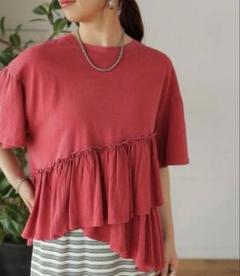 LEPSIM Tシャツ　新品　レッド