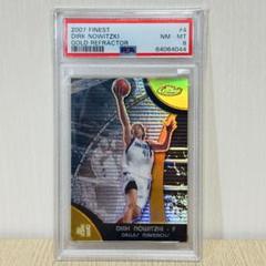 2007 FINEST Gold Dirk Nowitzki 1/25 PSA8