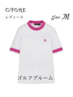 新入荷G/FORE韓国 ジーフォアレディース半袖シャツsizeMピンク