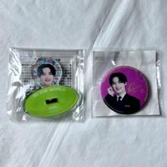 NCT nation 缶バッジ　全員分 wayV KUN nct nation ランダムトイ 缶バッジとミニアクスタ