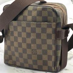 美品　ルイヴィトン　ダミエ　オラフPM ポシェット　ショルダーバッグ sold 四角くて使いやすいルイヴィトンのオラフPMです