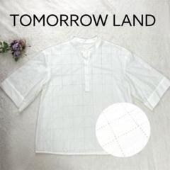 【TOMORROWLAND】美品✨エンブロイダリーズブラウス36Mサイズ