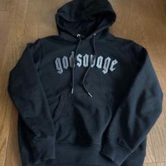 godsavage ブラック パーカー M