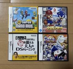 DSカセット4セット　スーパーマリオ　マリオ&ソニック　脳を鍛える　ドラベース