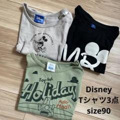 Disney ミッキーマウス Tシャツ 90サイズ　バス　トイストーリー　3点