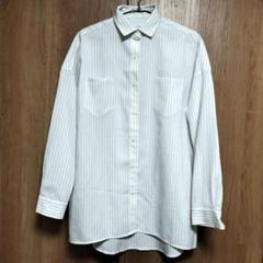 【BACK NUMBER】メンズ　長袖シャツ　F　フォーマル　ストライプ