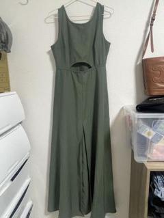 【新品】トランク88 オリーブグリーン ノースリーブ カットアウトワンピース