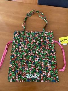 CLOUDY AfricanテキスタイルメッシュTote Bag 【新品未使用】 Mesh Tote Bag (Small) HOTEL POOLS