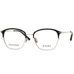 【美品】メガネ　maska  韓国　オシャレ　ブランド　度無し　韓国ドラマ着用 美品】メガネ maska 韓国 オシャレ ブランド 度無し 韓国ドラマ