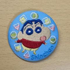 クレヨンしんちゃん 刺繍 缶バッジ ムービーオールスターズ