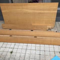 元ベットフレーム 木材 購入価格250000