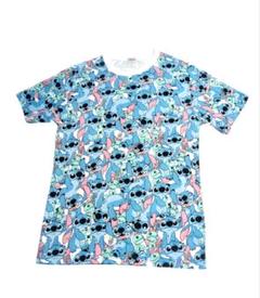 リロ・アンド・スティッチ スティッチ 総柄Tシャツ Mサイズ