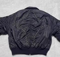 THUG CLUB フライトジャケット スタッズ ブラック 2サイズ thug club フライトジャケット スタッズ サイズ2 - メルカリ