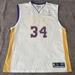 【美品】NBA バスケットボール　ゲームシャツ　ロサンゼルスレイカーズ　白24番 NBA ロサンゼルス レイカーズ ペイトン ゲームシャツ 20番