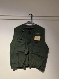 vintage フィッシングベスト　古着　ポケット　背面　ジップ　ビンテージ vintage フィッシングベスト 古着 ポケット 背面 ジップ ビンテージ
