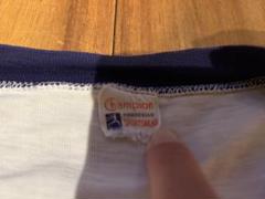 vintage 50's championチャンピオンランタグ　リンガーTシャツ