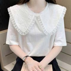 SHEIN トップス ブラウス Tシャツ ホワイト ガーリー
