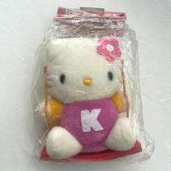 ハローキティハイビスカス未使用　当時物1999年ニット バッグ　カオハナキティ ハローキティハイビスカス未使用 当時物1999年ニット バッグ