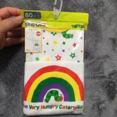 新品大人気エリックカールはらぺこあおむし半袖シャツ2枚組女の子男の子保育園80