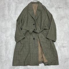 美品⁑URU/ウル　バルマカーンコート　チェック柄　千鳥　カシミヤ混　ベルト m36264120861_1.jpg?1726758477