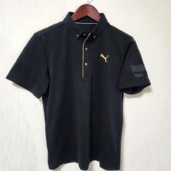 美品　PUMA　ドライセル　ポロシャツ　ワッペン　ビックロゴ　メンズMサイズ