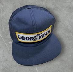 【80s】USA製 GOODYEAR グッドイヤー　コーデュロイ　キャップ 80s】USA製 GOODYEAR グッドイヤー コーデュロイ キャップ