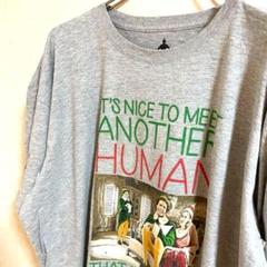 【訳あり】ef Tシャツ IT'S NICE TO MEET グレー　2XL