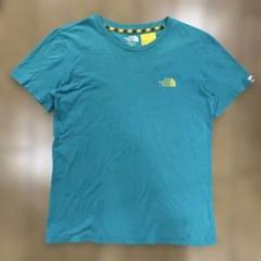 THE NORTH FACE Tシャツ 古着 エメラルドグリーン Mサイズ