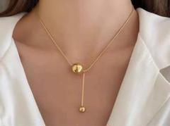 ペンダント 幾何学 球体 アクセサリー ネックレス アクセ ゴールド