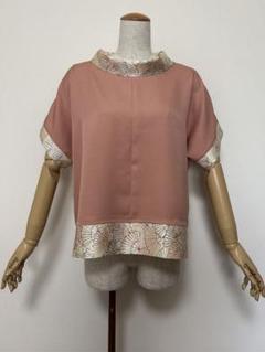 チュニック　辻ヶ花　正絹　着物リメイク　ハンドメイド チュニック辻ヶ花正絹着物リメイクハンドメイド