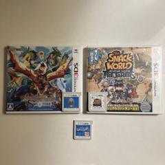 3DS RPG 3本 モンスターハンター ストーリーズ スナックワールド