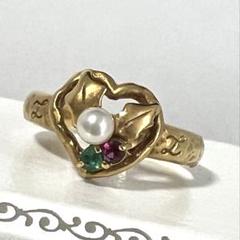 【絶品】 Lolita レンピカ ロリータ Lempicka 18金 ベビーパールリング アクセサリー