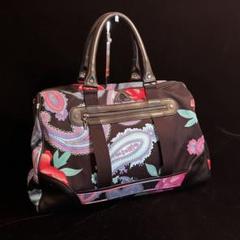 ✨希少✨レオナール ミニボストン ハンドバッグ 花柄 LEONARD ハンドバッグ ミニボストン 花柄 ペイズリー柄