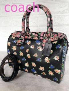 【美品】コーチ　2way ハンドバッグ　マーサー　サッチェル　花柄　フローラル COACH - COACH コーチ ハンドバッグ マーサーサッチェル24 37779