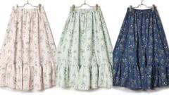 Emily Temple cute - Melody Basket violet lace タックスカート