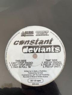 CONSTANT DEVIANTS Can't Stop レコードhip hop